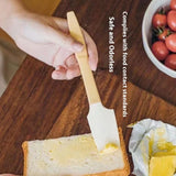 2-in-1 Silicone Baking Spatula β High-Temperature Resistant Cream, Jam & Butter Scraper