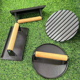 Cast Iron Meat Press β Heavy-Duty Steak & Burger Press for BBQ and Flat Top Grill