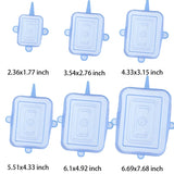 6 Pcs Silicone Stretch Lids – Reusable Microwave Food Covers for Bowls & Containers