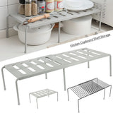 Retractable Kitchen Shelf โ Expandable Stackable Sliding Cabinet Organizer Rack