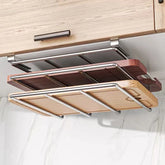 Under Cabinet Cutting Board Holder – Space-Saving Kitchen Hanging Rack