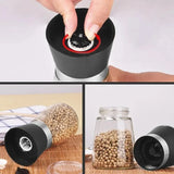 Spice Bottle Salt and Pepper Mill β Manual Refillable Adjustable Kitchen Grinder
