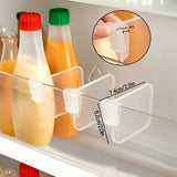 Adjustable Clear Refrigerator Organizer Dividers – Space-Saving Kitchen Storage