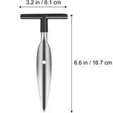 LMETJMA Stainless Steel Coconut Opener β Safe & Easy Coconut Scraper Knife