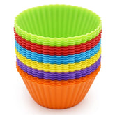 24Pcs Silicone Cupcake Baking Cups – Reusable Muffin & Cupcake Liners