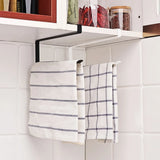 Punch-Free Kitchen Paper Towel Holder โ Hanging Toilet Roll & Tissue Rack