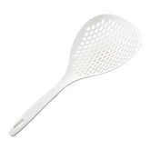 Large Capacity White Colander Spoon – Heat-Resistant Dumpling & Noodle Strainer
