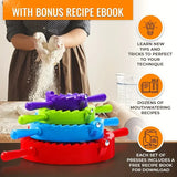 4pcs Dumpling & Pastry Mold – DIY Dough Press & Dumpling Shaper