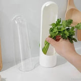 Vanilla Vegetable Fresh-Keeping Box – Dust-Proof & Anti-Pressure Food Storage