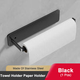 Self-Adhesive Paper Towel Holder No-Punch – Stainless Steel Roll Holder for Kitchen & Bathroom