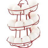 Multifunctional Spiral Egg Holder – Space-Saving Iron Storage Rack