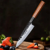 5.5" Japanese Petty Knife – 3-Layer Composite Steel Utility & Paring Knife with Rosewood Handle