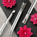 1/3PCS Stainless Steel Carving Knife Set – Fruit & Vegetable Decorative Tools