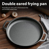 Cast Iron Frying Pan 28cm – Non-Stick Skillet for Pizza, Eggs & Steak