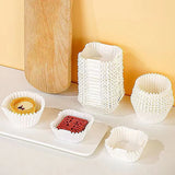 Square Cupcake Liners – 500/1000 Pcs Greaseproof Paper Baking Cups