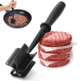 Kitchen Meat Chopper & Ground Beef Masher Non-Stick Meat Mixing Tool