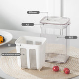 Yogurt Strainer & Whey Separator β 1100ml / 1800ml Greek Yogurt Filter and Food Strainer