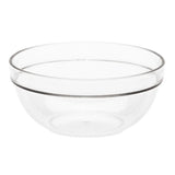 Transparent Large-Capacity Salad & Dessert Bowl | Lightweight Reusable Serving Bowl for Fruit, Yogurt & Ice Cream