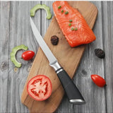 Japanese Chef Sashimi Knife – Stainless Steel Salmon Cleaver & Butcher Boning Knife