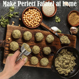 Stainless Steel Falafel Scoop Maker – Professional Meatball & Falafel Mold