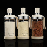 Glass Spice Seasoning Bottle with Spoon β Salt, Sugar & Pepper Jar