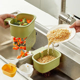 Kitchen Sink Filter Basket – Anti-Leak Press-Type Drain Rack