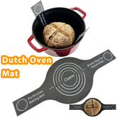 Perforated Silicone Bread Sling – Nonstick Reusable Baking Mat for Dutch Oven