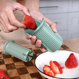 Multifunction Vegetable & Fruit Divider – Strawberry Huller, Slicer & Cutter