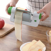 Manual Vegetable & Fruit Slicer – Multi-Function Safety Peeler & Corer