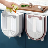 S/L Kitchen Folding Hanging Trash Can – Wall-Mounted Cabinet Garbage Bin for Home & Bathroom