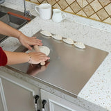 Stainless Steel Cutting Board β Heavy Duty Non-Slip Chopping Block for Meat & Vegetables