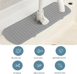 Silicone Kitchen Faucet Splash Pad – Sink Splash Guard & Countertop Protector