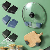Wall-Mounted Pot Lid Holder – Hanging Storage Rack for Kitchen Pans & Covers