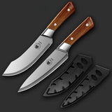 PLYS Fine Meat Cleaver & Boning Knife Commercial Stainless Steel Butcher Knife Set