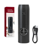 Automatic Salt & Pepper Grinder Set – USB Rechargeable Stainless Steel with Adjustable Coarseness