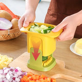 Multifunctional Cucumber Potato Slicer – Household Hand Pressure Onion Dicer & Vegetable Chopper