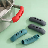 2Pcs Silicone Pan Handle Covers – Heat-Resistant Assist Grip Sleeves