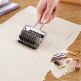 Stainless Steel Dough Lattice Roller Cutter – Multifunction Pizza & Noodle Slicer