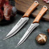 Stainless Steel Bone-Picking Knife – Professional Butcher Knife with Protective Cover