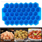 37 Grids Silicone Meatball Mold with Lid – Rice Ball & Fish Ball Maker