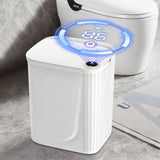 JYPS 20L Smart Sensor Trash Can – Digital Display, Type-C Rechargeable Automatic Waste Bin