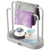 Kitchen Rag Drain Stand β Sink Drainage Shelf & Storage Basket for Sponge and Wire Ball