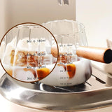 Premium Glass Measuring Cup 180ML – Wooden Handle, Durable & Dishwasher Safe