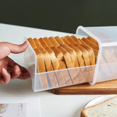 Clear Airtight Bread Loaf Container – Sandwich & Homemade Bread Holder with Lid