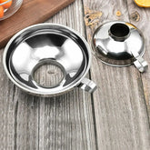 Premium Stainless Steel Kitchen Funnel Wide Mouth for Canning, Jam & Liquid Pouring