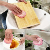 Non-Scratch Microfiber Scrub Sponges – Dish & Pot Cleaning Gadgets