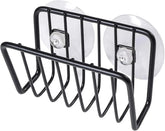 Stainless Steel Sponge Holder for Kitchen Sink – Suction Cup Wall-Mounted Caddy