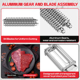 Manual Meat Tenderizer Machine – Stainless Steel Gear Steak Cuber