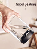 Vacuum Sealed Glass Jar – Airtight Coffee, Tea & Food Storage