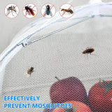 Foldable Food Mesh Cover – Anti-Fly & Mosquito Dining Table Food Protector